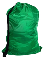Green Laundry Bag with Carry Strap 30"x40" (each)